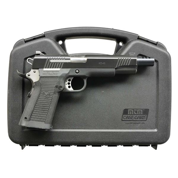 WILSON COMBAT MODEL KZ-45 SA SEMI AUTO PISTOL.
