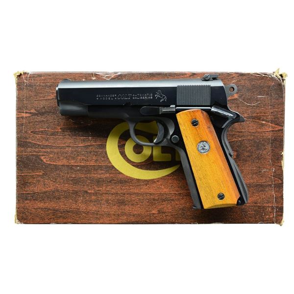 COLT LIGHTWEIGHT COMMANDER SEMI AUTO PISTOL.