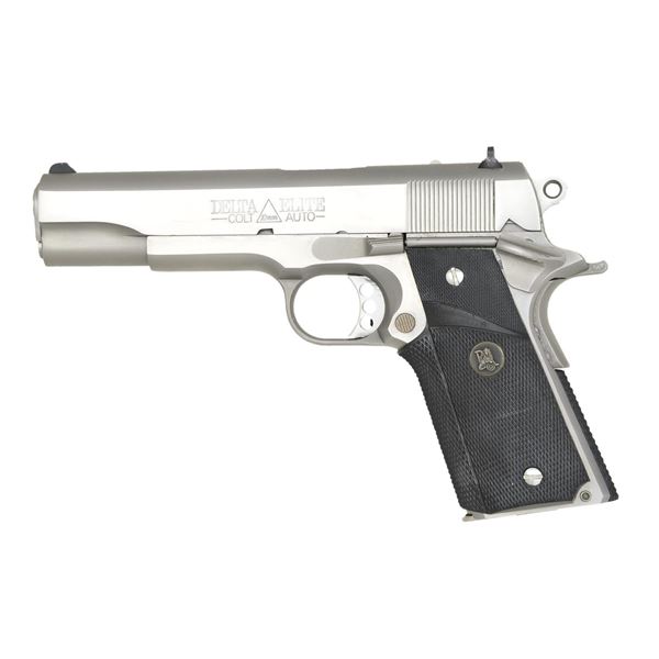 COLT STAINLESS DELTA ELITE 10MM PISTOL.