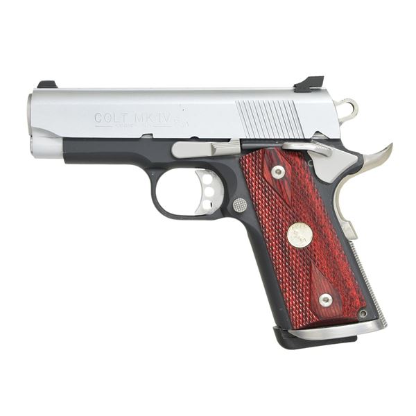 COLT OFFICERS LIGHTWEIGHT ACP SEMI AUTO PISTOL.