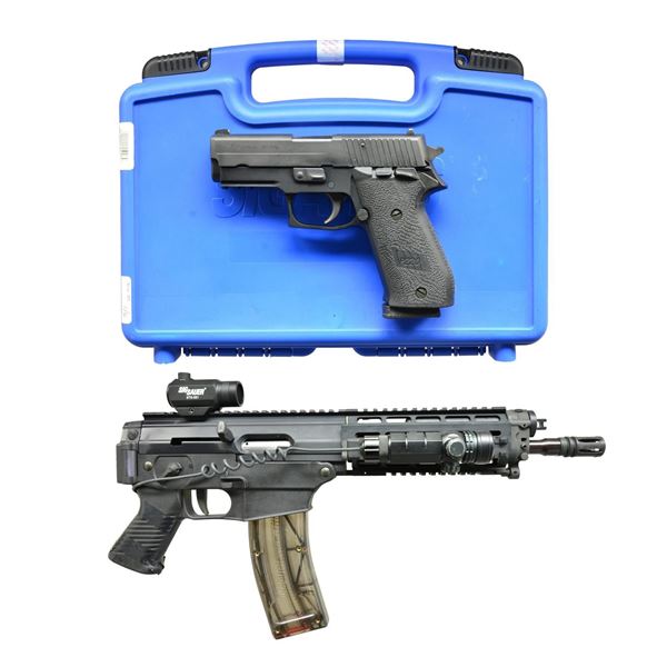 2 SIG SAUER PISTOLS.