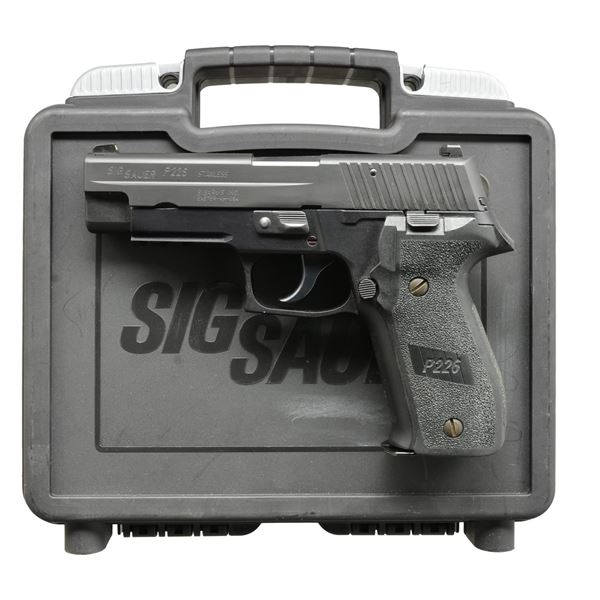 SIG SAUER P226 DAO SEMI AUTO PISTOL.