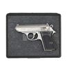 Image 1 : WALTHER STAINLESS STEEL PPK SEMI-AUTO PISTOL.
