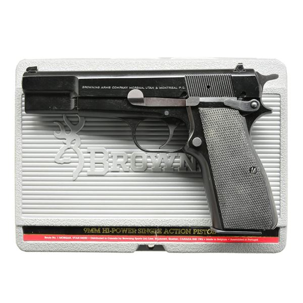 BROWNING HI POWER SA SEMI AUTO PISTOL.