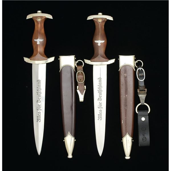 2 WWII GERMAN SA DAGGERS.
