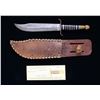 Image 1 : MASSIVE WW2 SHOP MADE BOWIE KNIFE, CAPTAIN L. F.