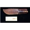 Image 3 : MASSIVE WW2 SHOP MADE BOWIE KNIFE, CAPTAIN L. F.