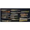 Image 1 : 13 FIGHTING KNIVES & SURVIVAL MACHETES.