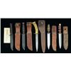 Image 1 : 5 WWII FIGHTING KNIVES.