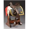 Image 2 : WWI ERA US MILITARY SADDLE, BLANKET & GUIDON FOR