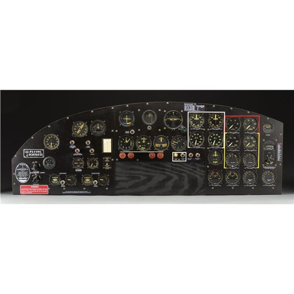 US ARMY AIR CORPS WWII ERA B17 G INSTRUMENT PANEL
