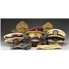 Image 3 : LARGE LOT OF MILITARY HATS MOSTLY OF THE WWII ERA.