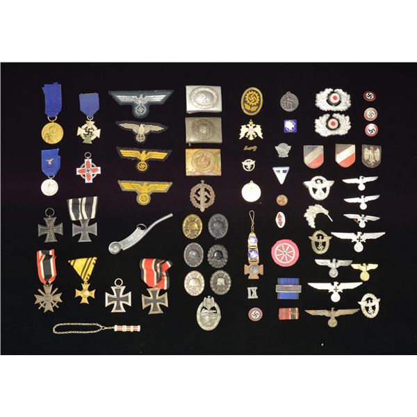 WWI & WWII GERMAN MEDALS, BADGES, INSIGNIA & MORE.