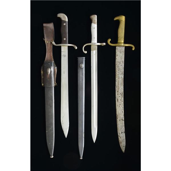 3 FOREIGN EDGED WEAPONS.