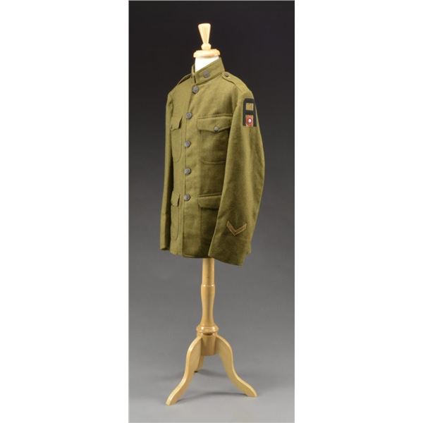 WWI ENLISTED AIR CORPS TUNIC & OFFICER’S UNIFORM.