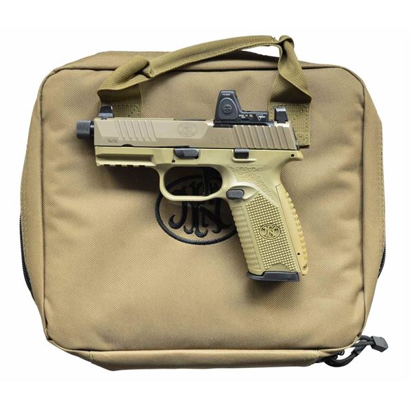 FN 509 SEMI AUTO PISTOL W/ TRIJICON SIGHT.