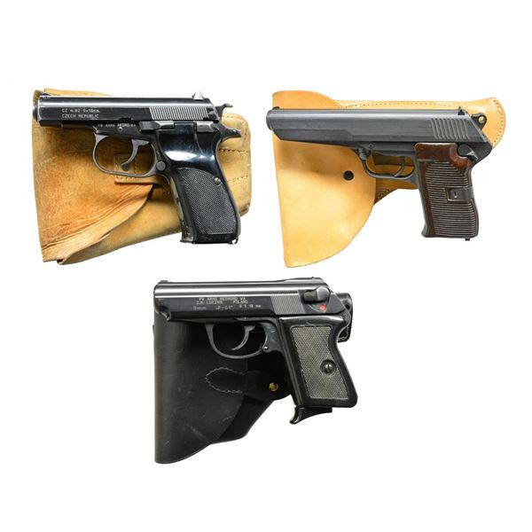 3 EAST EUROPEAN COLD WAR ERA MILITARY SEMI AUTO