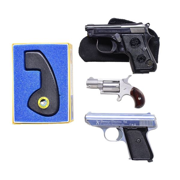 BERETTA, NAA & JENNINGS RIMFIRE HANDGUNS.