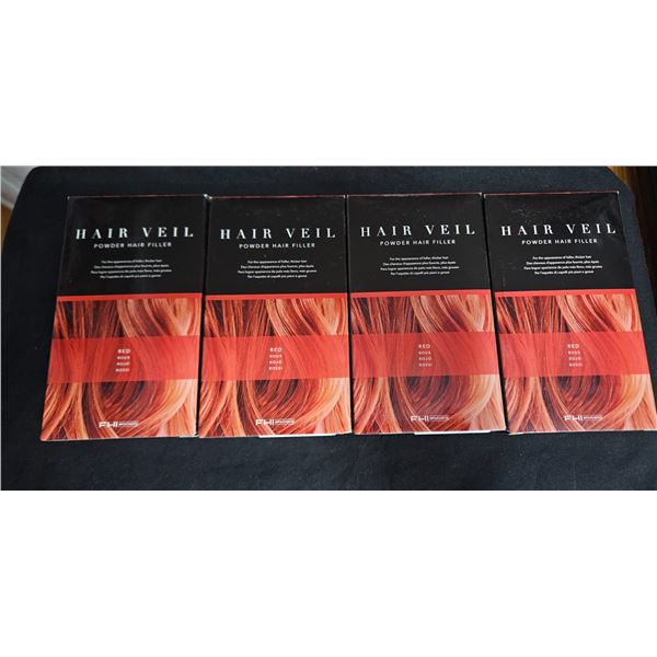 Hair veil powder hair filler- red