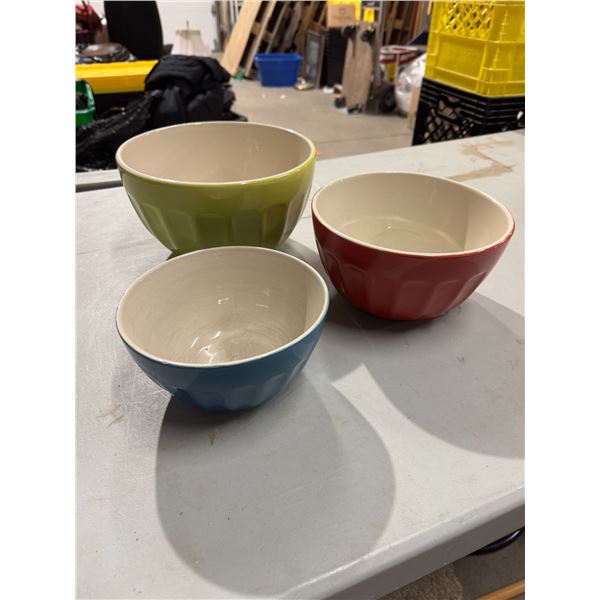Mixing bowls, Mayfair and Jackson