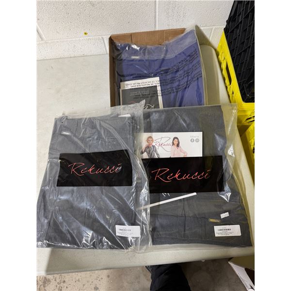 New women's ease into comfort fit barely bootleg stretch trousers size 12 P