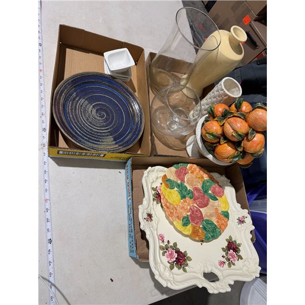 Home decor and platters