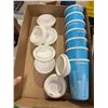 Image 1 : Cups with lids reusable