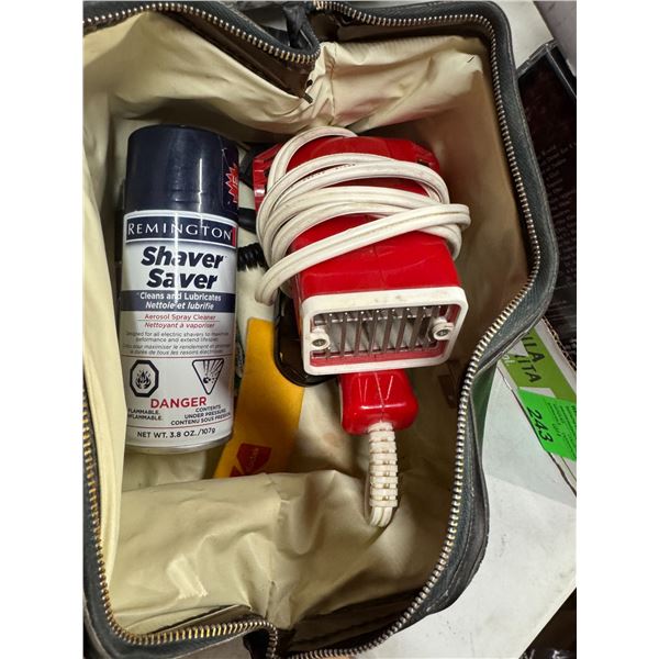 Travel blow dryer and shaver saver