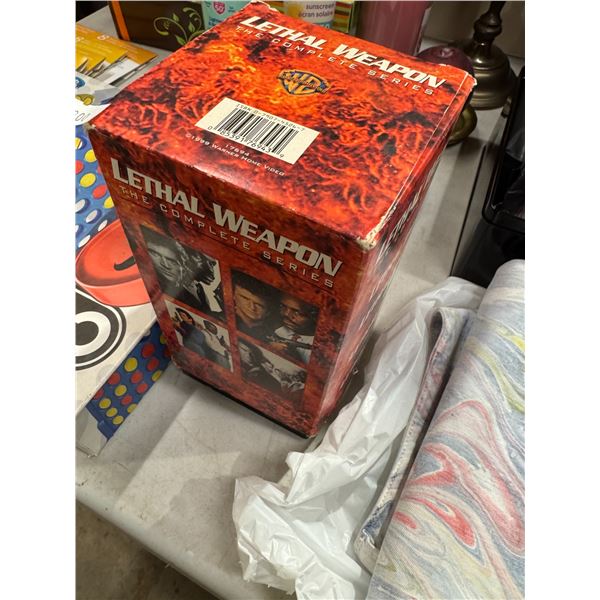 Lethal weapon the complete series VHS tapes