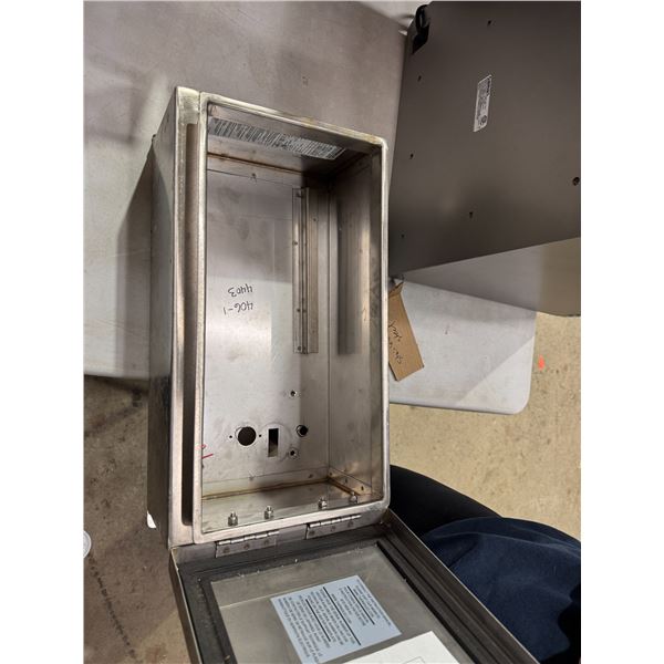 Stainless steel box no keys