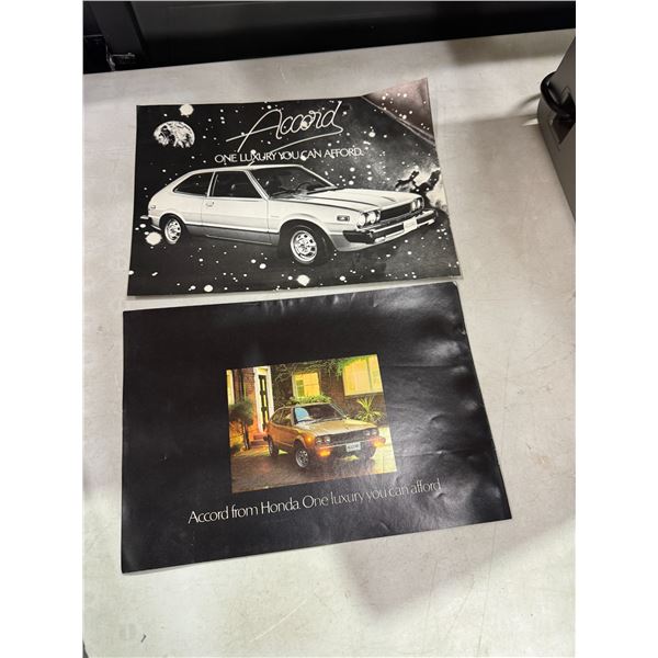 Honda Accord advertising pamphlet