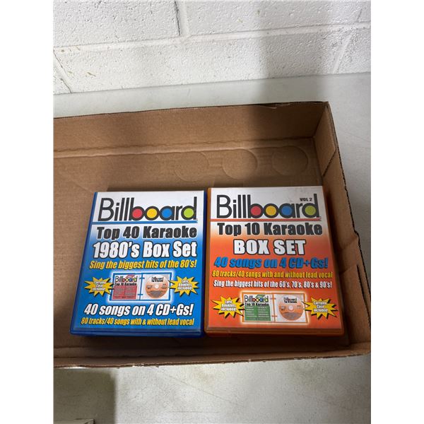 Billboard karaoke box sets