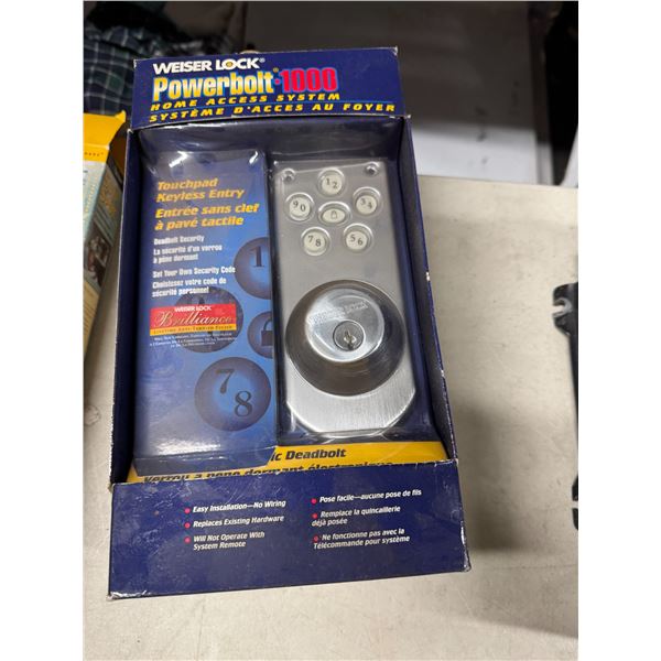 Wiser power bolt 1000 touchless keypad entry