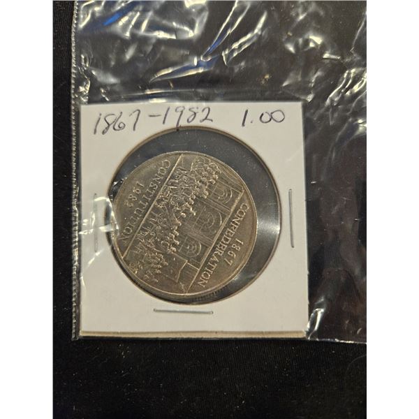 1867-1982 Confederation $1 dollar coin
