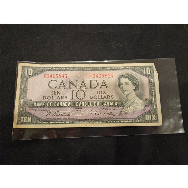 1954- Canadian $10 bill