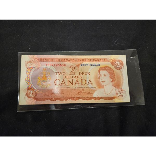 1974 Canadian $2 bill