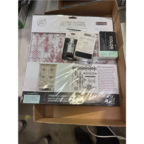 Decor stamp with ink redesign