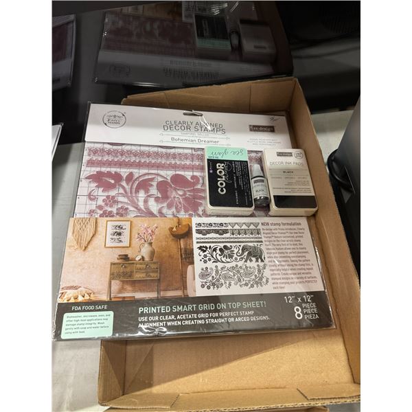 Decor stamp with ink redesign