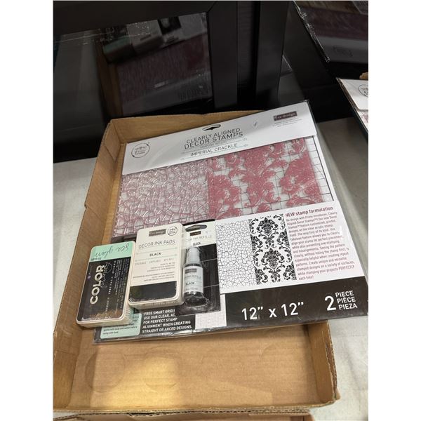 Decor stamp with ink redesign