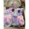 Image 1 : Hooded unicorn bathrobe 3 to 4 years old