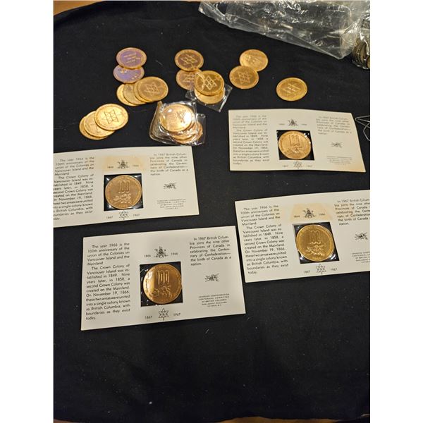 British Columbia Centennial coins