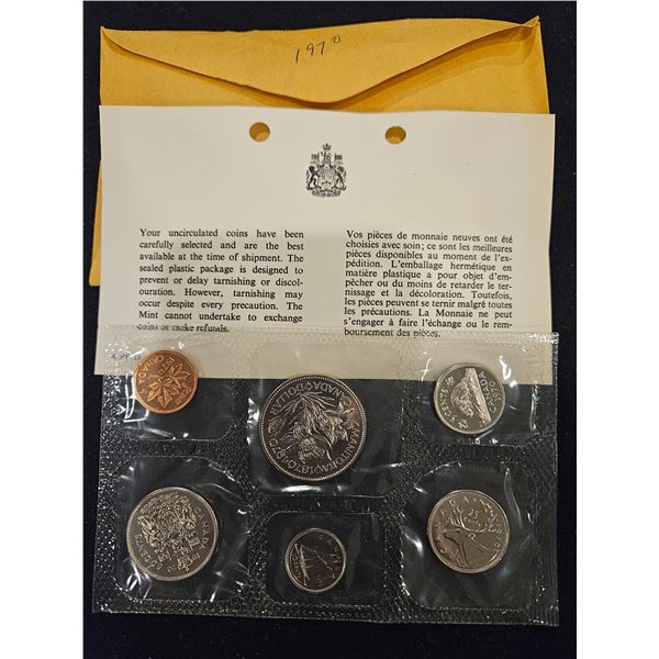 1970 Uncirculated Canadian coins