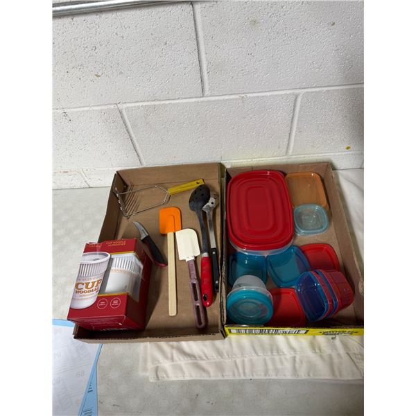 Kitchen items, reusable containers, etc.