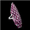 Image 3 : Natural Rhodolite Garnet Ring