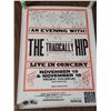 Image 1 : The Tragically Hip Concert Advertisement Poster
