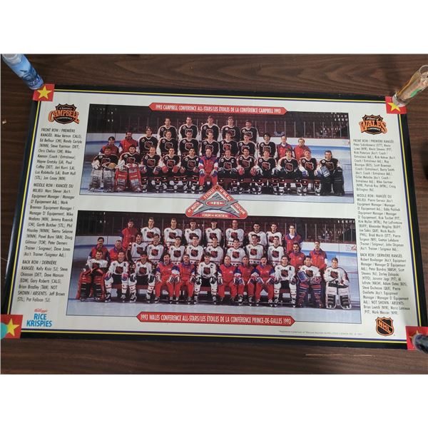 1993 Campbell Conference | Wales Conference All-Stars Poster