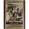 Image 1 : Joey Keithley Shithead Concert Advertisement Poster