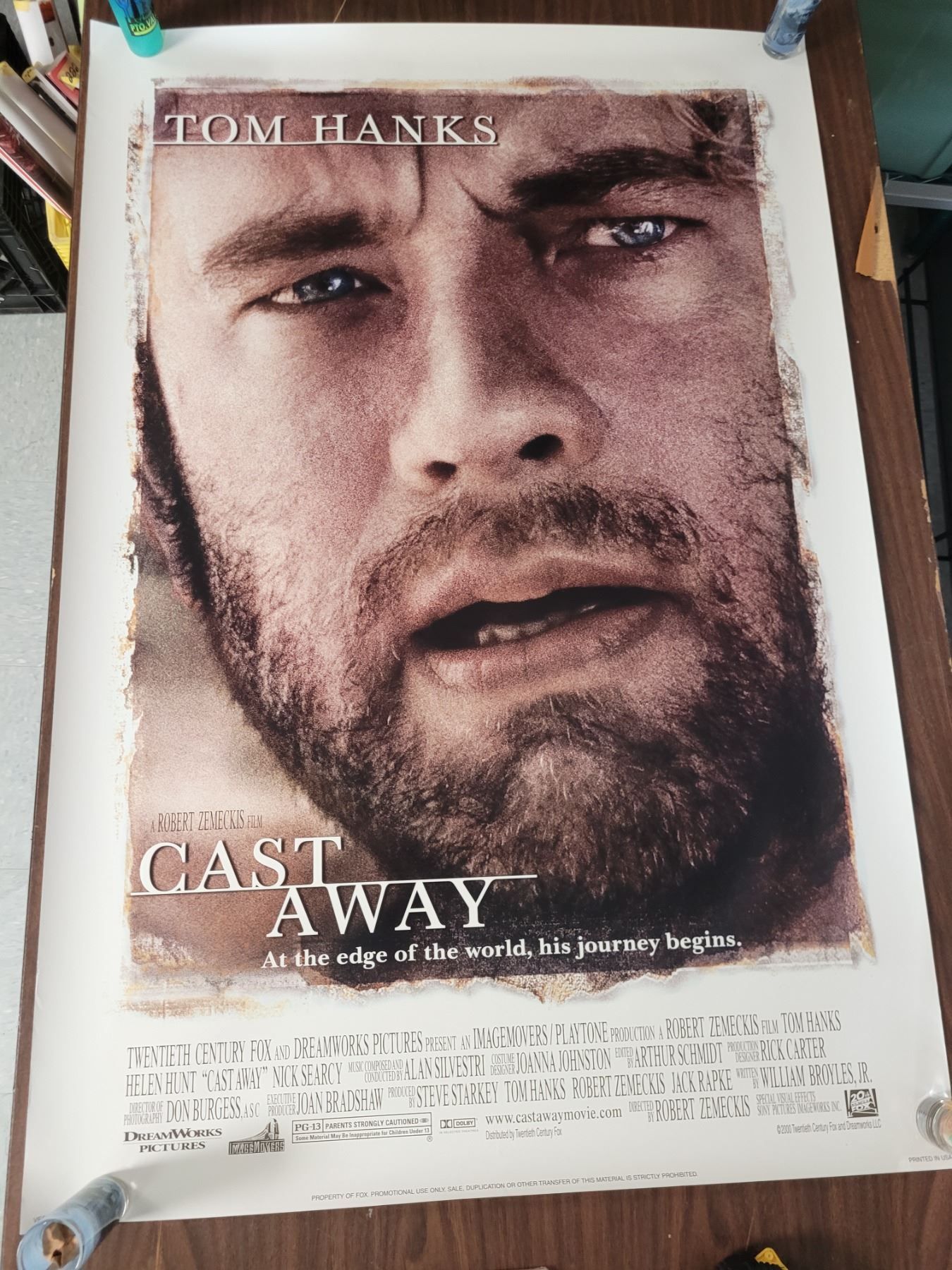 Cast Away Movie Poster One Sheet