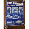 Image 1 : King Crimson Concert Advertisement Poster