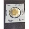 Image 1 : 2011 Canada Queen Elizabeth II Boreal Forest $2.00 Coin